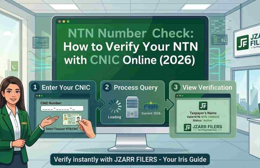NTN Number Check: How to Verify Your NTN with CNIC Online (2026)